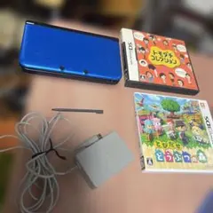 3dsll本体　ブルー　ソフト　充電器付き