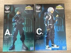 一番くじ ヒロアカ A賞 緑谷出久 C賞 轟焦凍 フィギュア