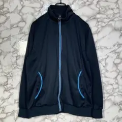 WHISeL　ホワイセル（L）　ジャージ　ジップアップ　ネイビー　医療介護のサムネイル
