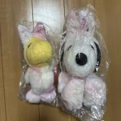 新品未開封☆スヌーピー　ウッドストック　ぬいぐるみ　2つセット
