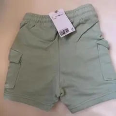 H&M ベビー　半ズボン　黄緑　新品未使用タグ付き