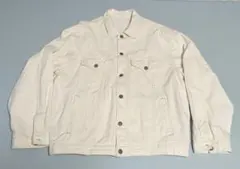 ホワイトデニムジャケット デニムジャケット