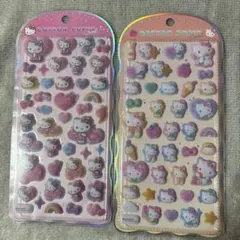 ハローキティ コットンパフシール 2シートセット