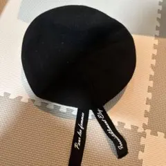 chapeaud'O 黒 ベレー帽 Mサイズのサムネイル