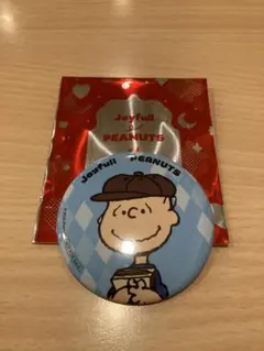 JOYFULL PEANUTS ライナス缶バッジ