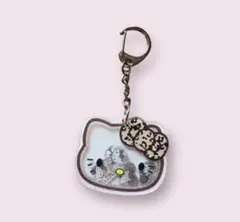 ハローキティ シャカシャカアクリルキーホルダー レオパード柄