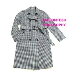 マッキントッシュフィロソフィー　トレンチコート　ギンガムチェック【38】撥水加工