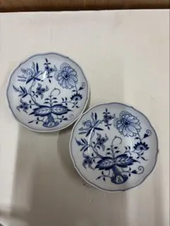 マイセン　一級品 ブルーオーキッド 小皿 2枚のサムネイル