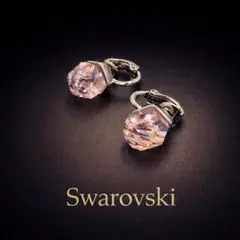 美品 ✨ SWAROVSKI スワロフスキー カラーストーン イヤリング ピンク