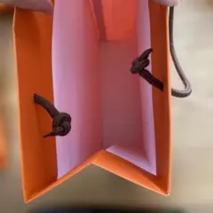 袋のみ！　HERMÈS オレンジ ショップ袋 4枚セット