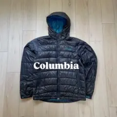 【大人気❗️】テック系！columbia マウンテンパーカー　ダウン　ネイビーXL