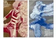 ヒロアカ原画展A2アートポスター2枚セット 轟焦凍：オリジン＆ライジング