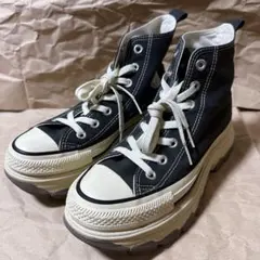 CONVERSE ALL STAR ハイカット厚底スニーカー　グレー