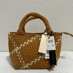 新品 trafico レディース ハンドバッグ トートバッグ 籠バッグ オレンジ