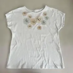 UNIQLO ポール&ジョー　水色　花柄　Tシャツ　130