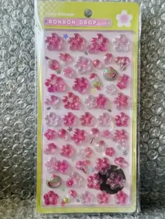 ボンボンドロップシール　和柄　桜　新品　正規品