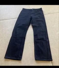 【ユニクロ】黒デニムパンツ　無地シンプル