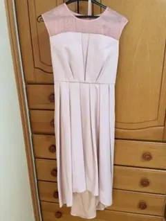 パーティードレス ピンク　フィッシュテール