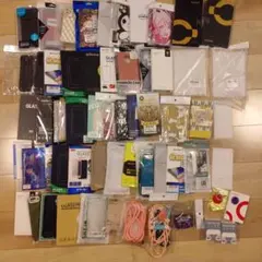 iPhone　スマホケース　ケース　ガラスフィルム　まとめ売り　合計50以上