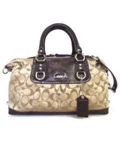 コーチ ２ＷＡＹ ハンドバッグ ショルダー サテンサッチェル ＣＯＡＣＨ