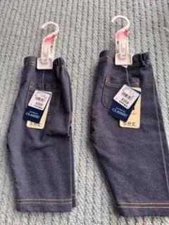 西松屋 ELFINDOLL CLASSIC デニム調ハーフパンツ 2枚セット