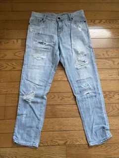 Heather ダメージジーンズ デニムパンツ