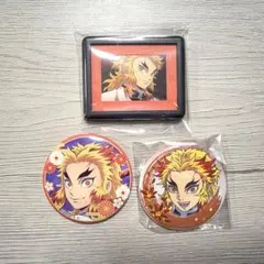 鬼滅の刃 煉獄杏寿郎 缶バッジ 2種セット - メルカリ