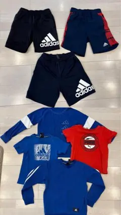 adidas PUMA キッズ 130 まとめ売り 6点セット スポーツウェア