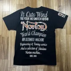 Norton 半袖Tシャツ バイカー アメカジ 黒 XL ノートンのサムネイル