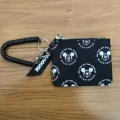 ディズニー　ミッキーマウス　パスケース　コインケース