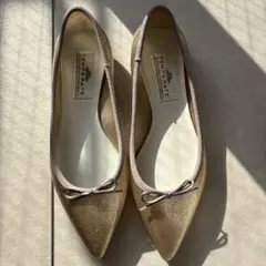 TEMPERATE ゴールド レインパンプス