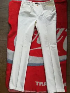 ラルフローレン♥コットンパンツ　白　11号　L
