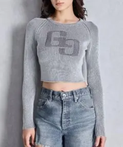 GYDA two color scheme ニットトップス