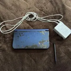 New 3DS LL 青 充電器・スタイラスペン付き