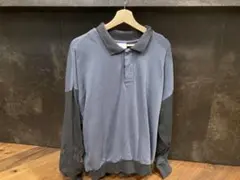 ZARA グレー ポロシャツスタイル 長袖スウェット