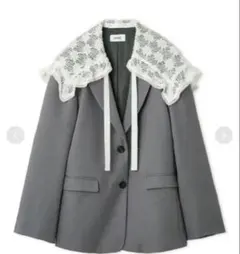 SNIDEL レースカラーテーラードジャケット SWFJ254156