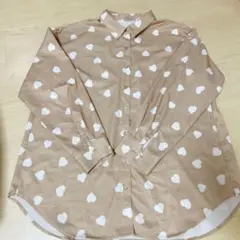 NICE CLAUP ハート柄シャツのサムネイル
