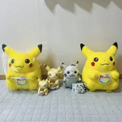 【6点セット】ポケモン 30周年 ピカチュウ ぬいぐるみ セット 新品 未使用