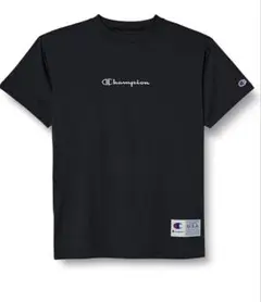 チャンピオン Tシャツ XL 黒 バスケ 吸汗速乾 抗菌防臭 ロゴ 半袖