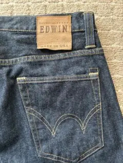 EDWIN ダークブルー ストレートデニム　made in USA 30