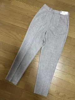 GU ストレッチテーパードパンツ　新品タグ付き　S グレー