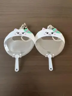 NiziU うちわ型缶バッジケース ルキャ