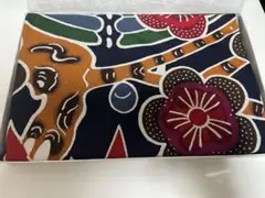 高級シャンタン反応染め☆紅型風呂敷☆新品・未使用
