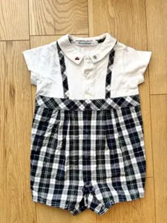 【familiar】半袖ロンパース 70cm