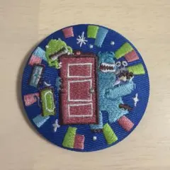 即日発送　ディズニー　刺繍缶バッジ　モンスターズ・インク