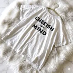 【BAYFLOW】レディース CHERISH ロゴTシャツ F ホワイトのサムネイル