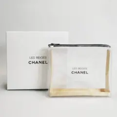 ch101bx 新品未使用本物　シャネル CHANEL　ノベルティクリアポーチのサムネイル