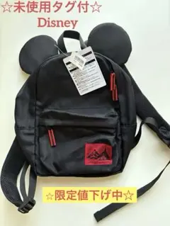 新品タグ付き　ミッキー耳付きリュック ディズニー Disney