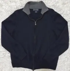 BROOKS BROTHERS ウール　ニットカーディガン　メリノウールXL