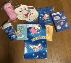 サンリオキャラクター大賞当たりくじ　 フェイスタオルタンブラートレイアルバム巾着